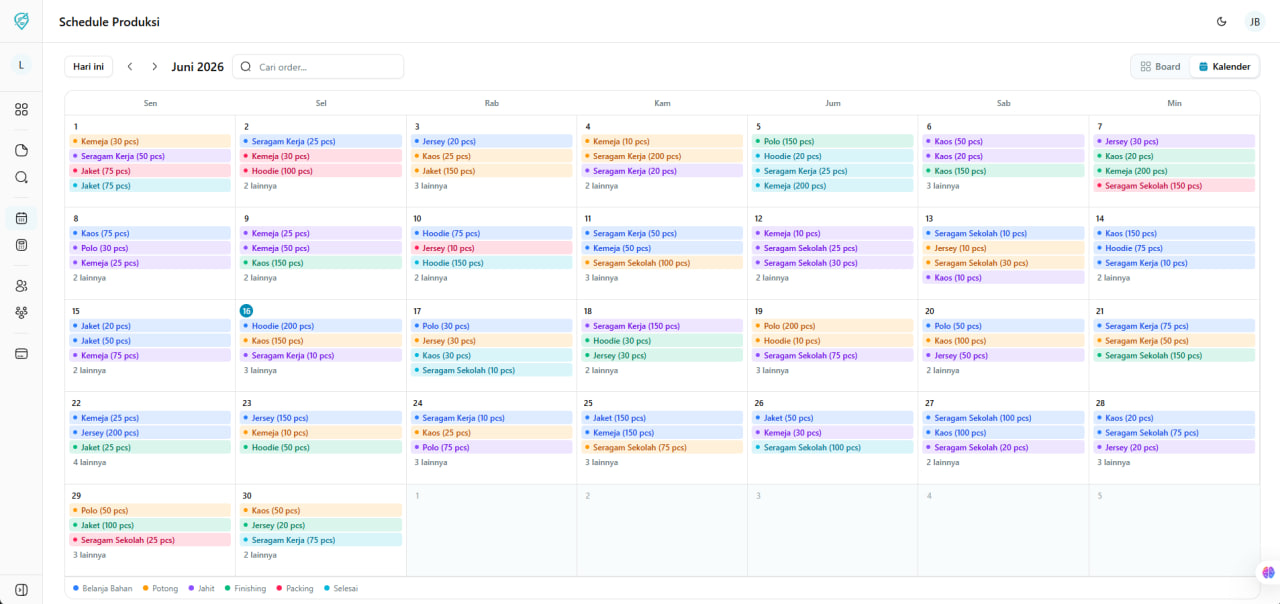 Kalender Produksi